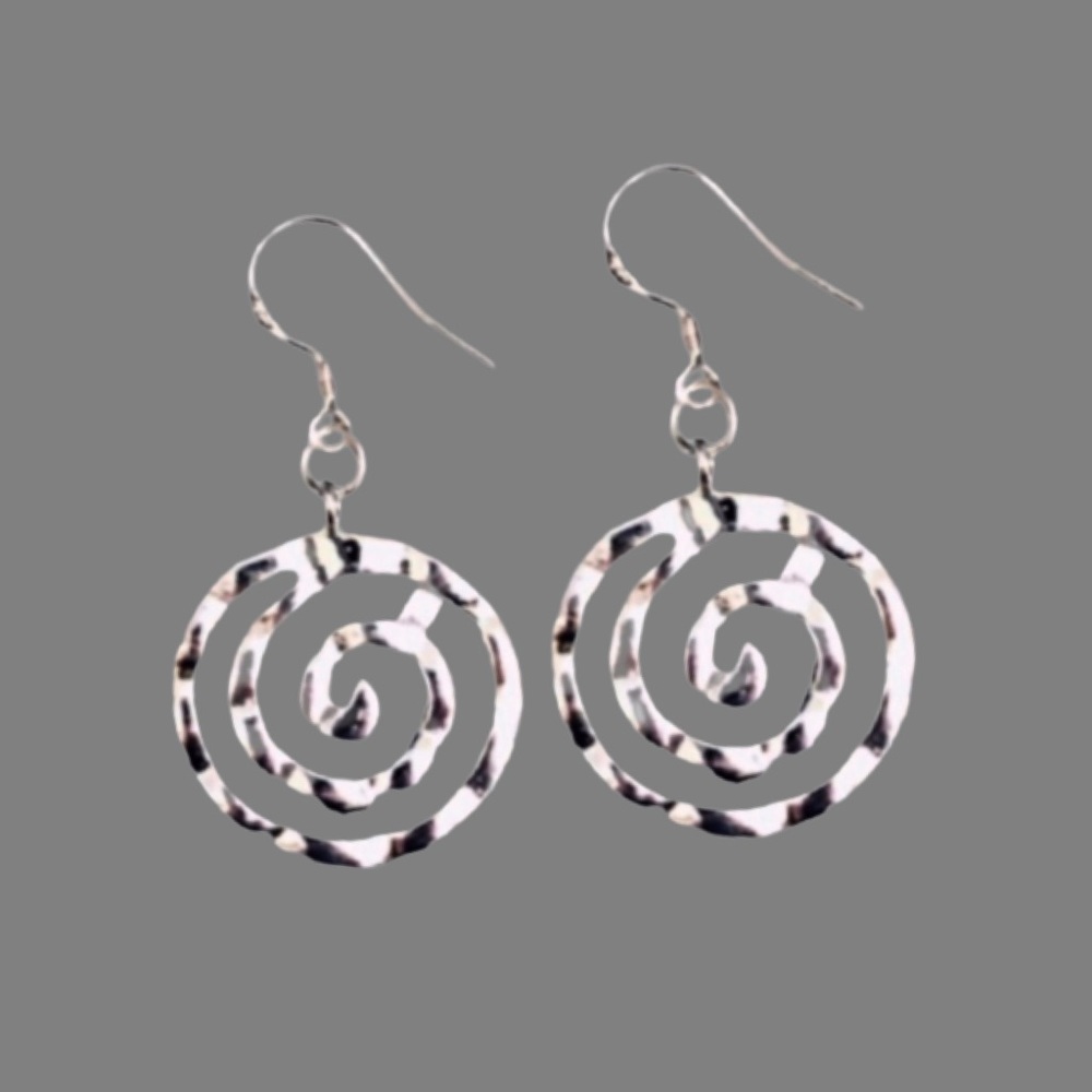 NEW .925 Sterling Silver Geometric Earrings